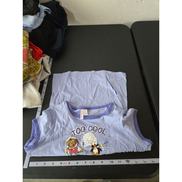 Y2K Aeropostale Monkey Graphic Baby Tee Shirt Size Medium 2000s Penguin School - Picture 6 of 8